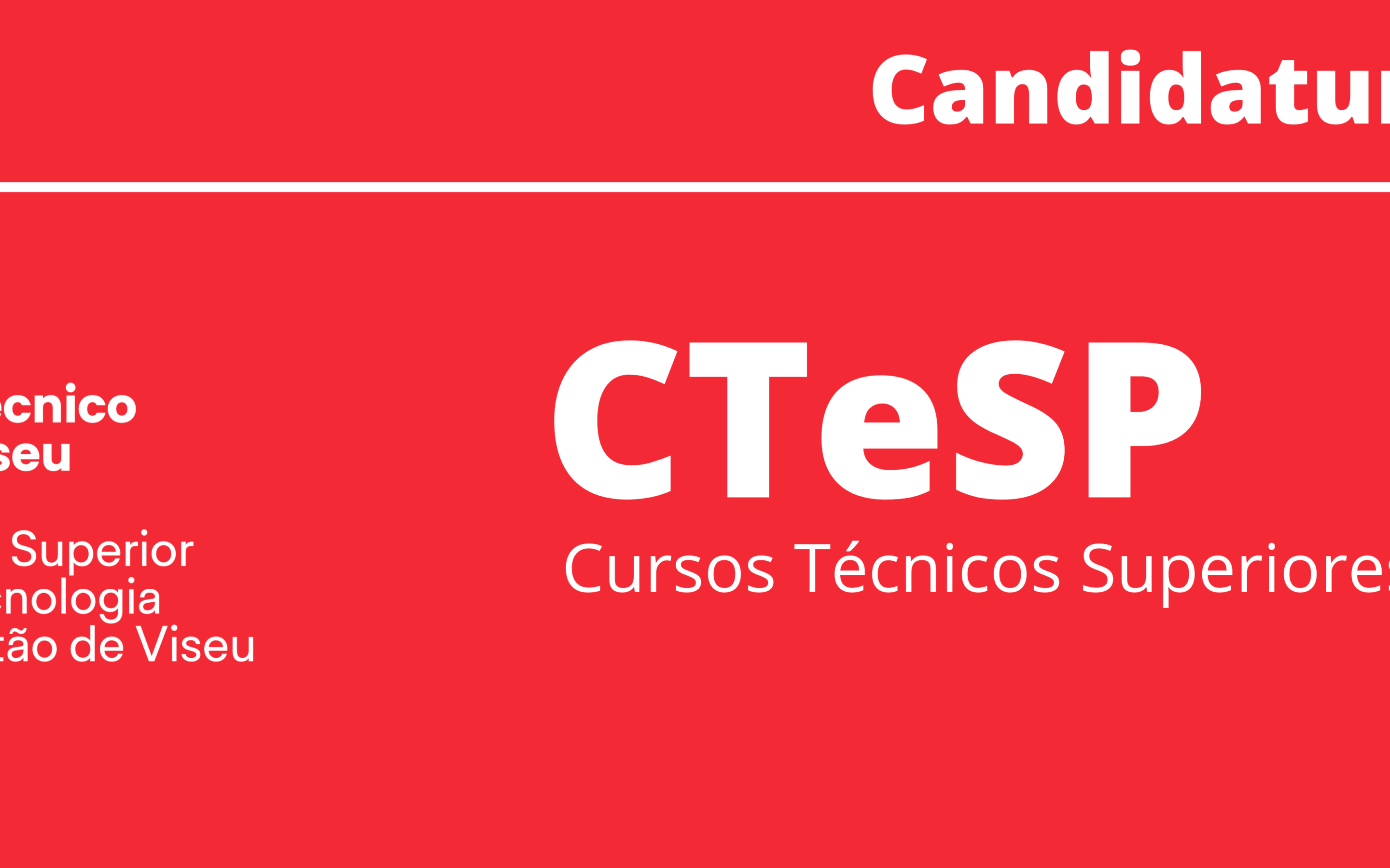 Cursos Técnicos Superiores Profissionais (CTeSP) – 2ª fase